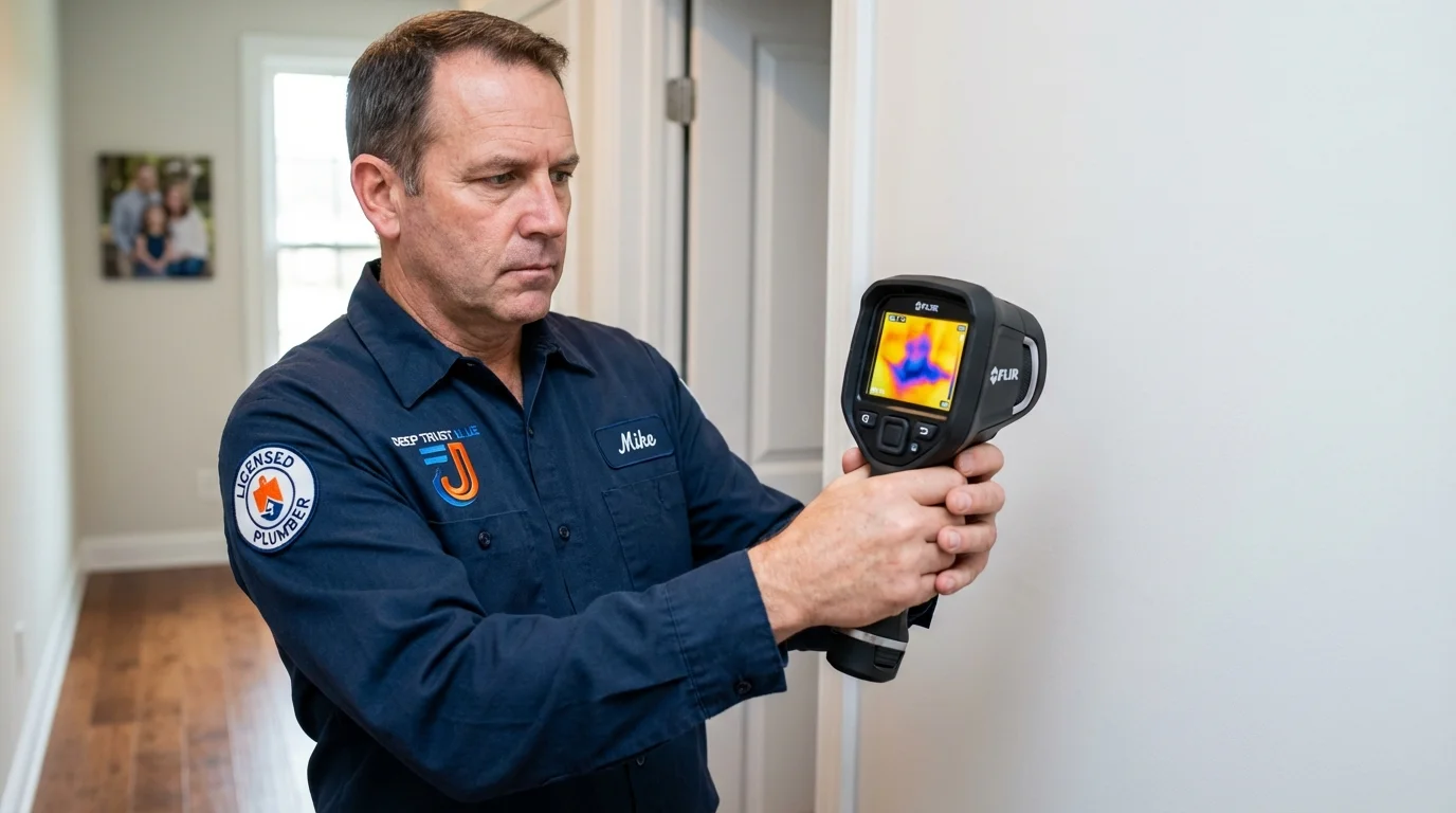 Thermal imaging leak detection by Johns Plumbing LLC in Matawan